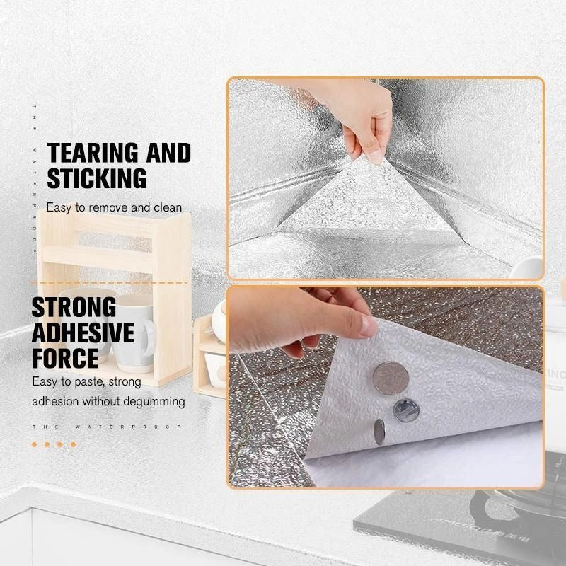 Silver Foil Kitchen Waterproof & Oil Proof