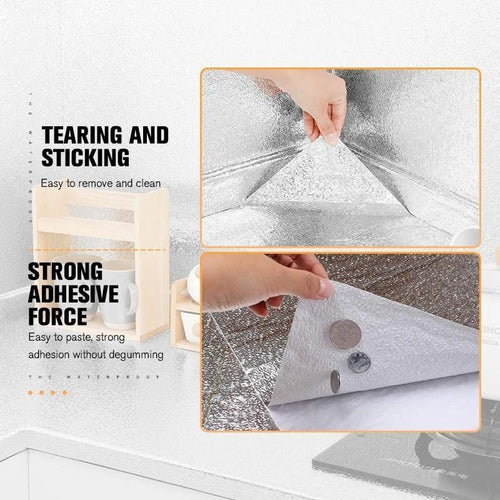 Silver Foil Kitchen Waterproof & Oil Proof